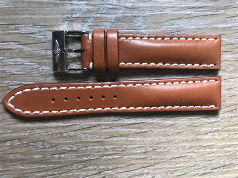 genuine breitling leather band|Breitling leather band watch.